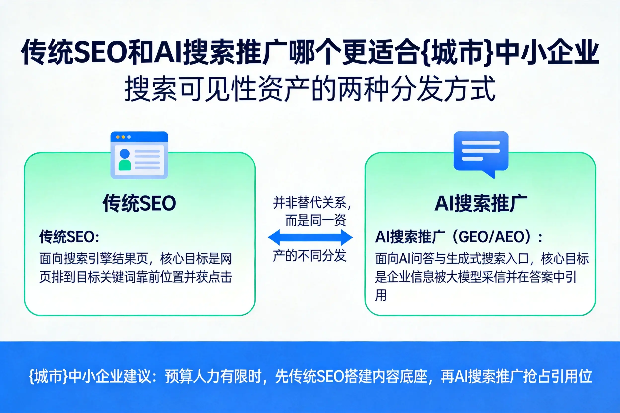 传统SEO和AI搜索推广哪个更适合黄山中小企业