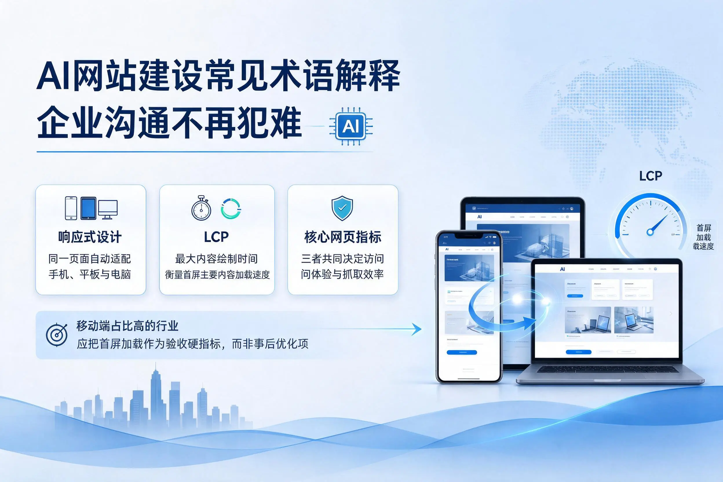 AI网站建设常见术语解释，黄山企业沟通不再犯难