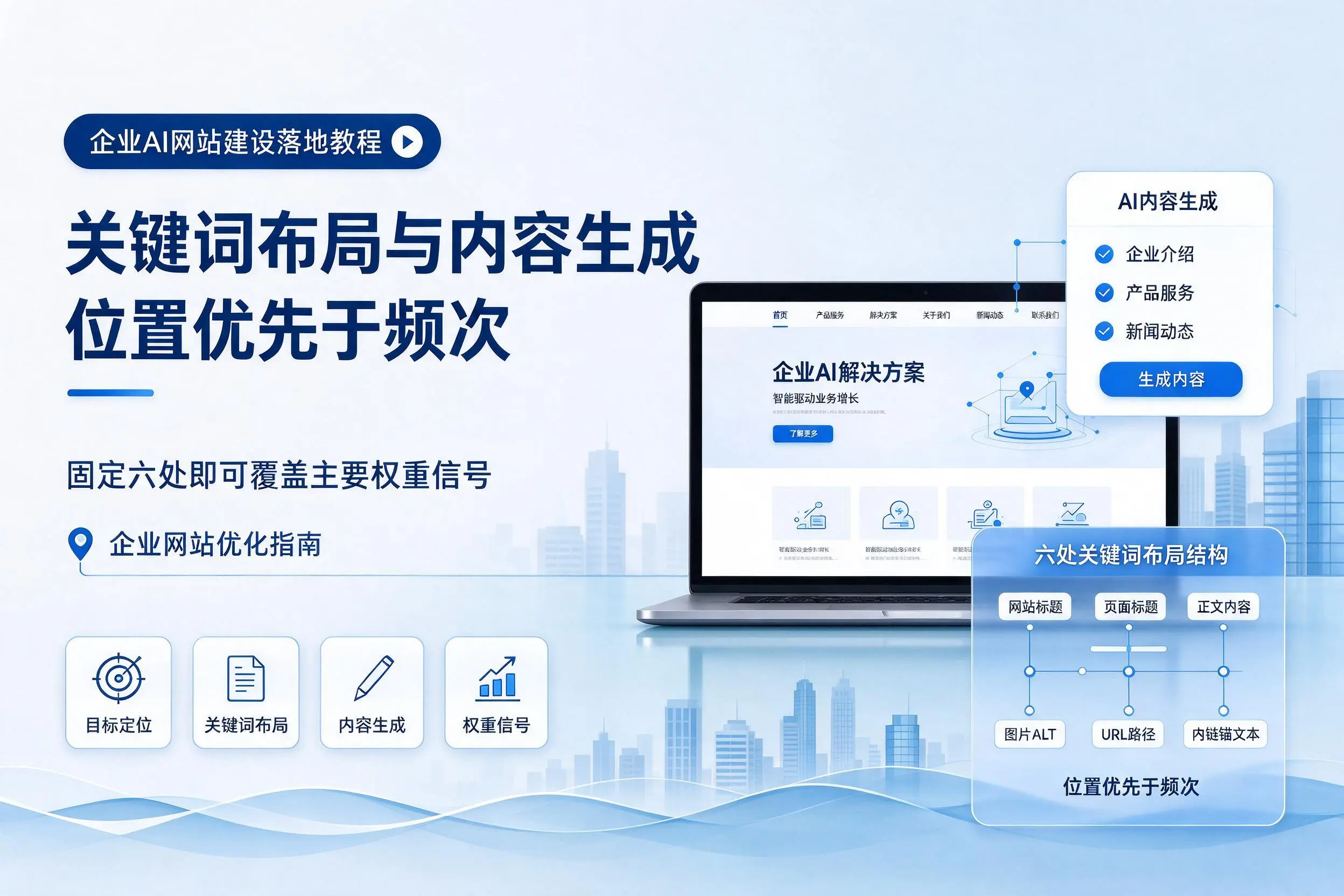 黄山企业AI网站建设落地教程：关键词布局与内容生成